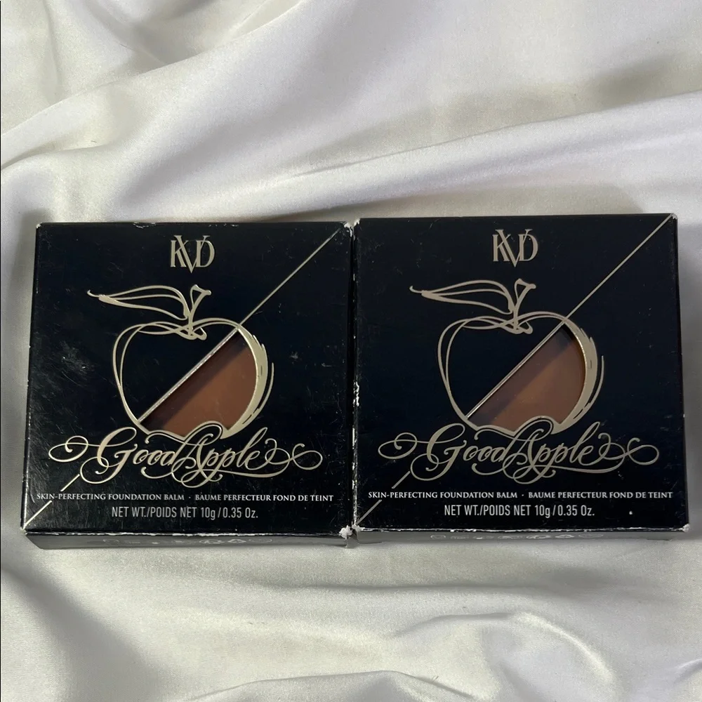 KVD Good Apple Foundation Balm‎ Set of 2 Tan 072 Brand New in Box
